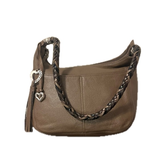 Brighton Handbags - Brighton Barbados Ziptop Hobo Brown